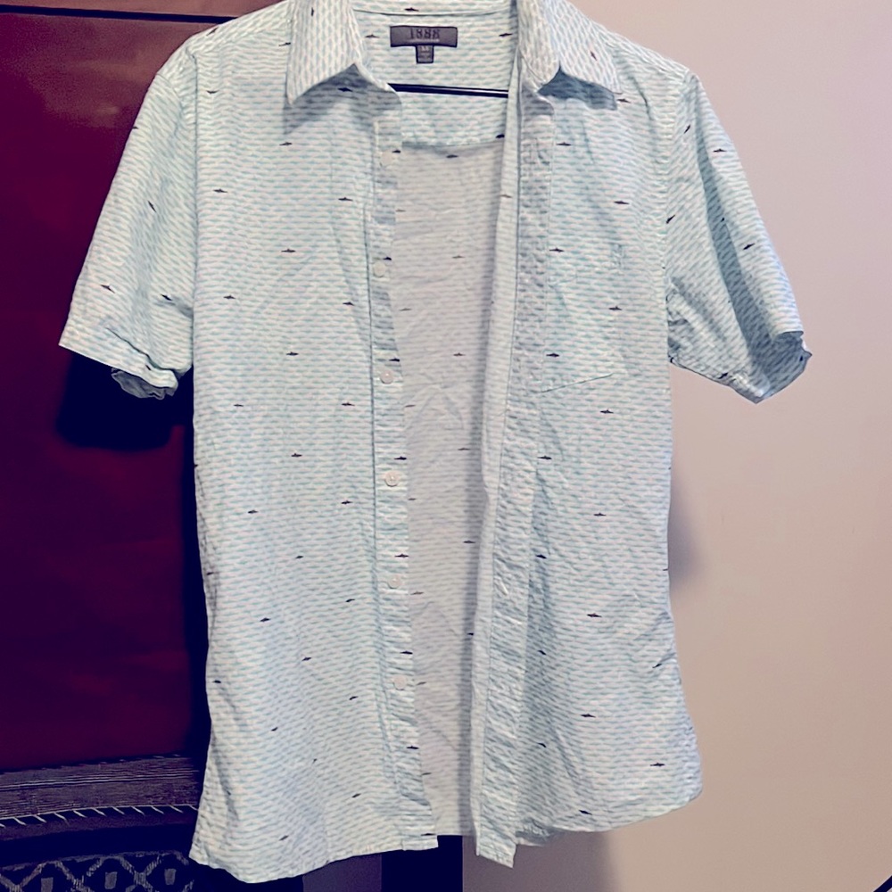 Saddlebred Casual Short Sleeve Button Down